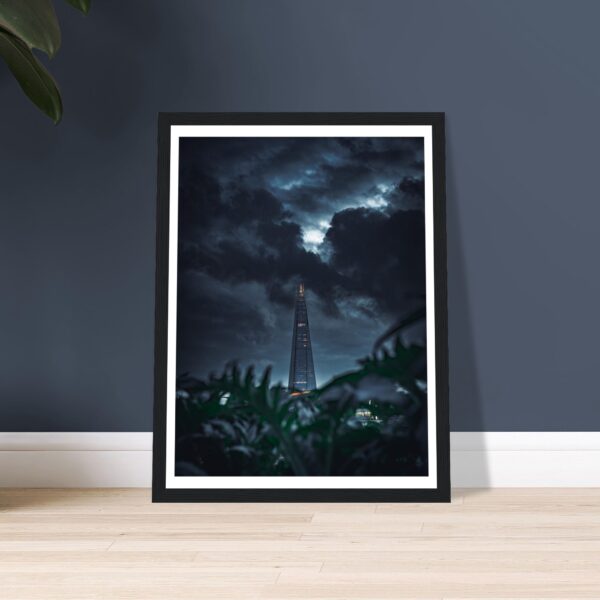 framed photograph of shard in London